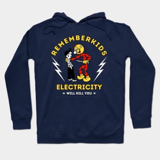 Electricity Will Kill You Kids Fanart Style Hoodie